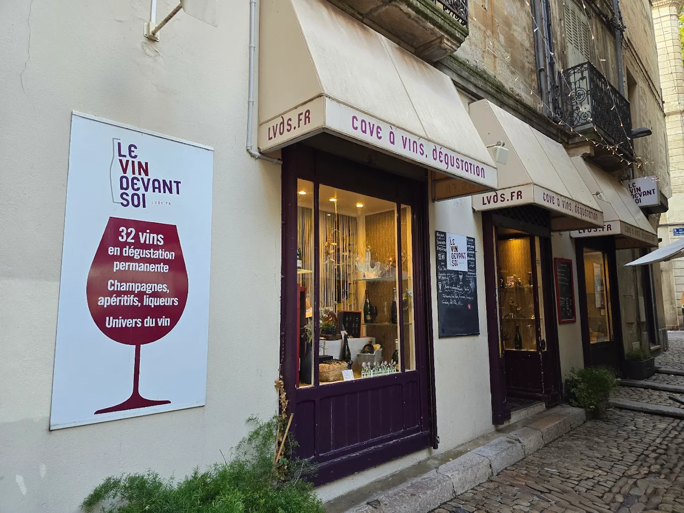 Le vin devant soi